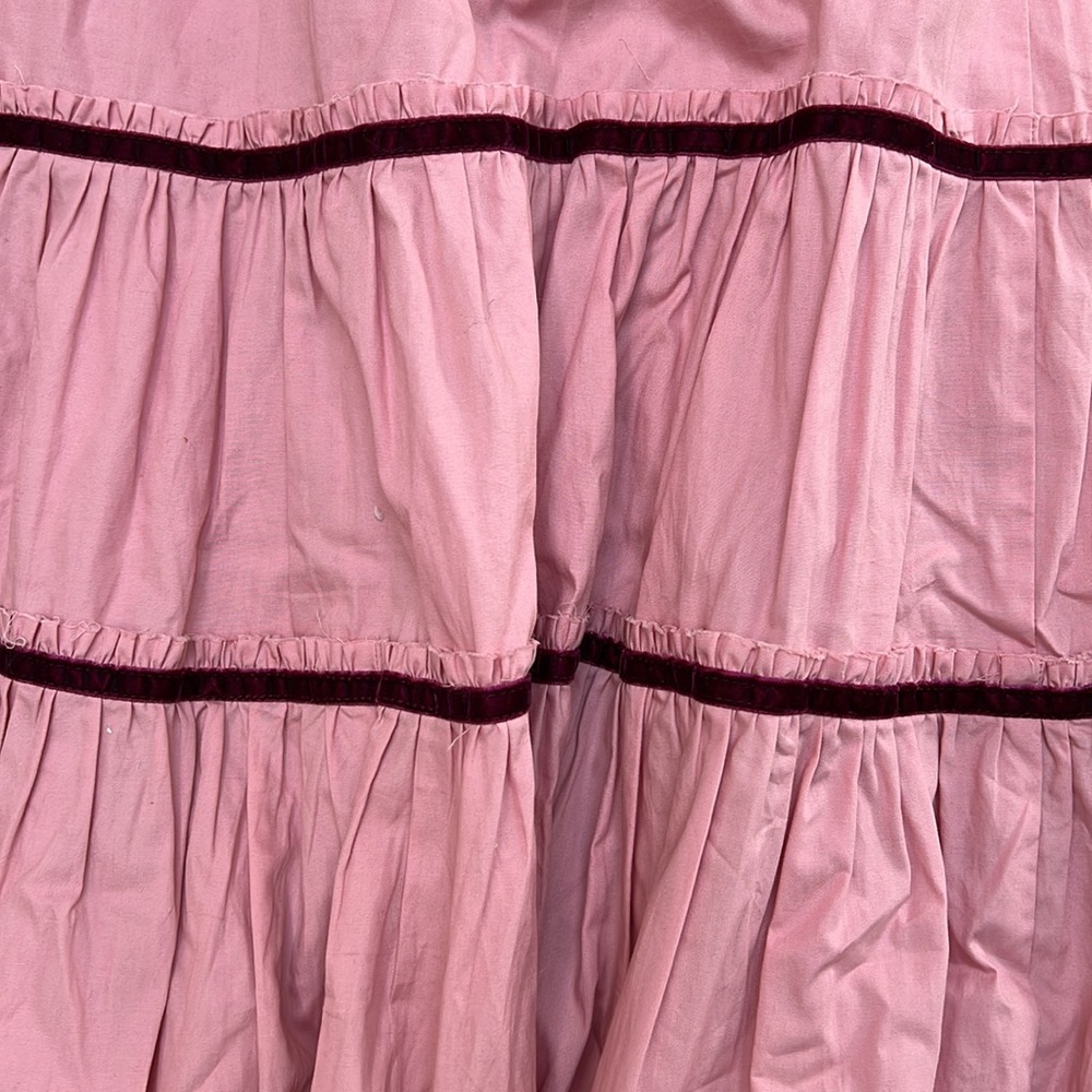 Pink puff shoulder dress-matching daughter dress avail in separate listing - Picture 6 of 12